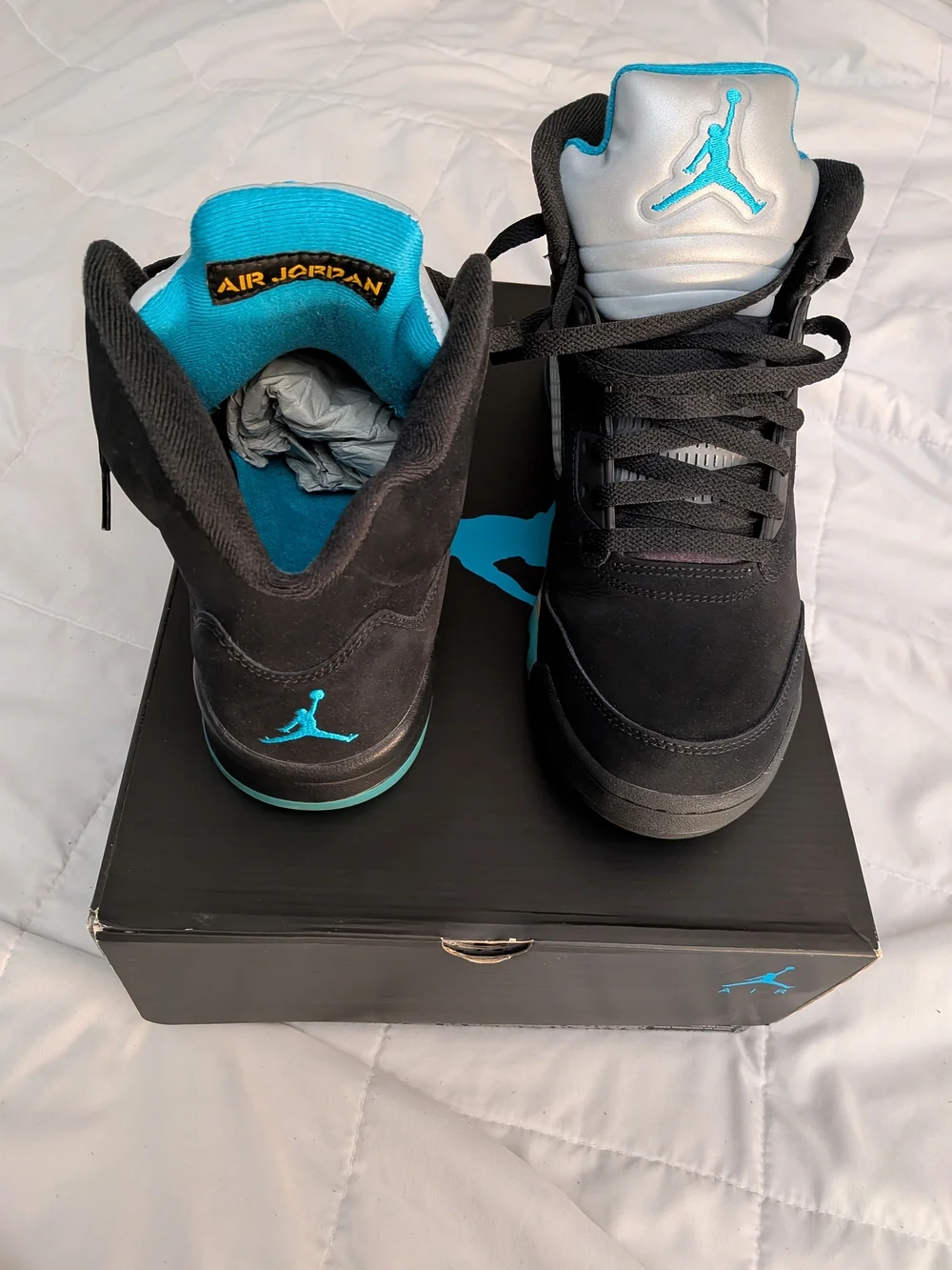 Jordan 5 Retro Aqua.